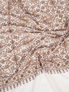 Woolen Mens Shawl with Intricate Traditional Motif & Ornate Woven Border | 80 x 40 Inches