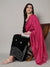 Rani Solid Cotton Dupatta with Subtle Texture & Tassel Ends (Size: 2.5x1 m Approx)