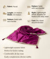Fendi Mens Dupatta – Wine Tone with Lace Border & Latkan Finish