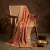 Heritage Woven Geometric Zari Chinon Beige Mens Dupatta