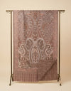 Reserve Mens Bamboo Silk Heritage Printed Reversible Beige Stole
