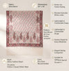 Naqsh-e-Kashmir Kani Woven All-Over Paisley Jacquard White Shawl