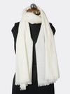 Solid Woolen Mens Stole | Classic Minimal Winter Wrap (80 × 28 Inches)
