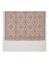 Woolen Mens Shawl with Intricate Traditional Motif & Ornate Woven Border | 80 x 40 Inches
