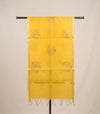 Elegant Yellow Cotton Zari Buta Dupatta | Lightweight Ethnic Drape