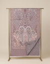 Everyday Bamboo Silk Heritage Printed Reversible Grey Stole