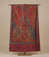 Reserve Mens All-Over Paisley & Floral Print Bamboo Silk Red Stole