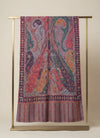Reserve Mens All-Over Paisley & Floral Print Bamboo Silk Grey Stole