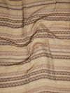 Woolen Zig-Zag Moonlight Zari Women Stole | Traditional Winter Wrap (80 x 28 Inches)
