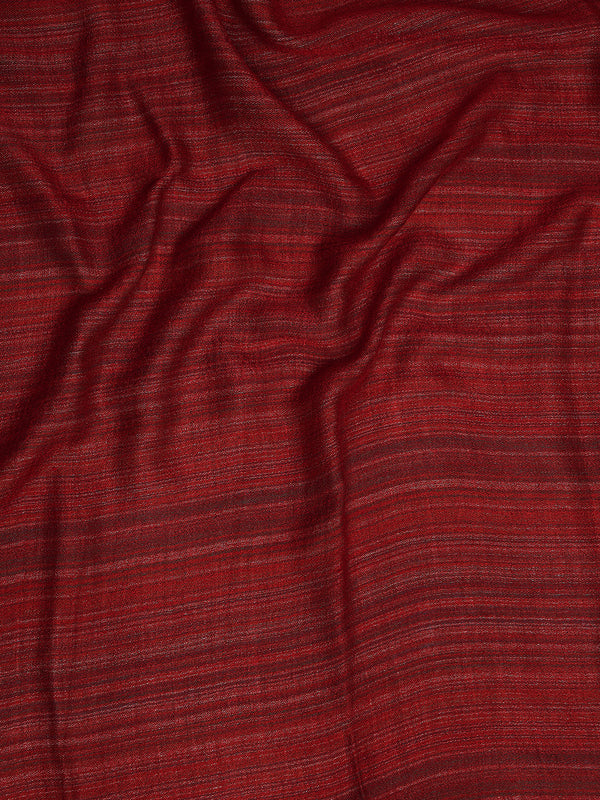 Reversible Woolen Mens Stole with Classic Striped Weave | Elegant Winter Wrap (80 × 28 Inches)