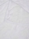 White Karachi Chiffon Dupatta with Elegant Thread Embroidery (Size: 2.5x1 m Approx)