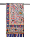 Signature Kashmiri Print & Thread Work Bamboo Silk Stole for Women
