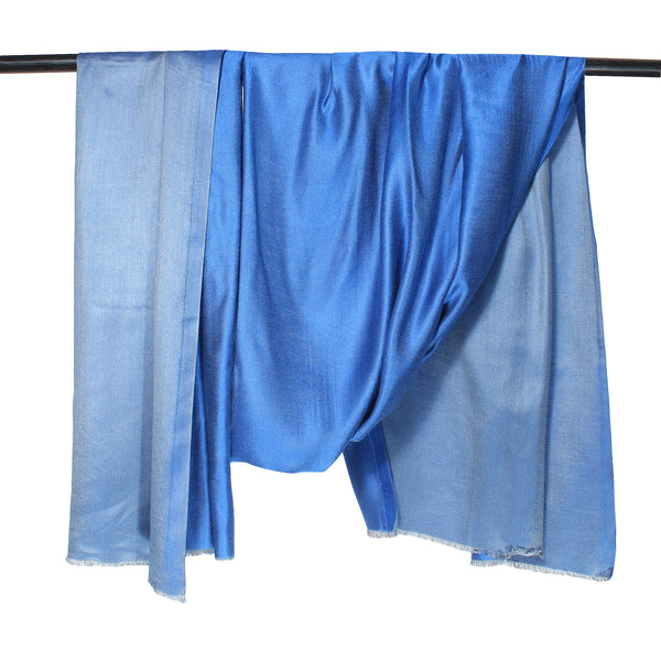 Reversible Bamboo Silk Women Stole | Elegant Dual-Tone Statement Wrap (80 × 28 Inches)