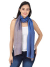 Reversible Bamboo Silk Women Stole | Elegant Dual-Tone Statement Wrap (80 × 28 Inches)