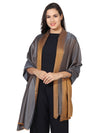 Reversible Bamboo Silk Women Stole | Elegant Dual-Tone Statement Wrap (80 × 28 Inches)