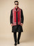 Reversible Woolen Mens Stole with Classic Striped Weave | Elegant Winter Wrap (80 × 28 Inches)