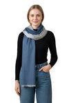 Everyday Reversible Solid Bamboo Silk Women's Stole | Lightweight Wrap