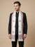 Noble Kani Woven Paisley Border Wool Blend White Stole