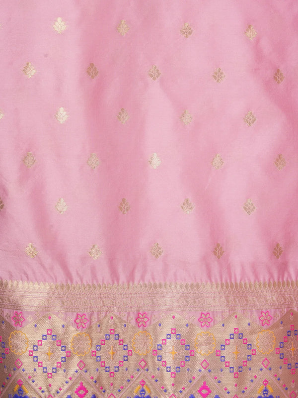 Women’s Banarasi Silk Unstitched Suit Set | Luxurious Ethnic Ensemble