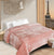 Super Soft Solid Velvet Finish Coral Flannel AC Blanket (Size: 90 x 90 Inches) Blanket My Store 