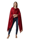 Everyday Solid Textured Viscose Maroon Women's Stole | Lightweight Wrap