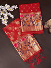 Women’s Banarasi Silk Unstitched Suit Set | Luxurious Ethnic Ensemble