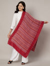 Reversible Woolen Women Stole with Fine Striped Weave | Soft Wrap (80 × 28 Inches)