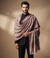 Mir-e-Khas Traditional Kashmiri Kani Weave White Shawl for Men – Wool Blend