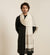 Cotton Mens Dupatta – White with Diamond Cut Work & Woven Border