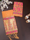 Women’s Cotton Unstitched Suit Set | Elegant Ethnic Ensemble