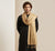 Khadi Cotton Mens Dupatta – Dusty Gold with Textured Weave