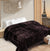Super Soft Solid Velvet Finish Chocolate Brown Flannel AC Blanket (Size: 90 x 90 Inches) Blanket My Store 