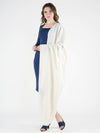 Solid Ivory Fine Wool Women Shawl – Soft Winter Wrap (80 x 40 Inches)