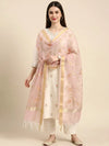 Lavender Organza Meena Jaal Dupatta | Elegant Sheer Festive Drape