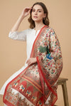 Linen Ethnic Printed Women Dupatta