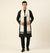Cotton Embroidered Mens Dupatta – White Tone with Buta Work