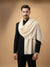 Timeless Mens Micro Wool Solid Timeless White Stole | Soft Everyday Wrap