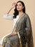 Black Organza Meena Jaal Dupatta | Elegant Sheer Festive Drape