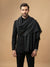 Timeless Mens Micro Wool Solid Timeless Black Stole | Soft Everyday Wrap