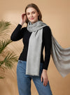 Everyday Reversible Solid Bamboo Silk Women's Stole | Lightweight Wrap