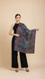 Bamboo Silk Kani Work Cutwork Women Shawl – Multicolor Elegance (80 x 40 Inches)