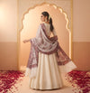 Naqsh-e-Kashmir Kani Woven All-Over Paisley Jacquard White Shawl