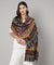 Signature Kashmiri Print & Thread Work Bamboo Silk Stole for Women