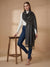 Everyday Solid Textured Viscose Black Women's Stole | Lightweight Wrap