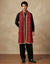 Heritage Phulkari Chinon Mens Dupatta with Mirror Detailing