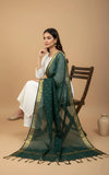 Green Lightweight Cotton Silk Dotted Dupatta | Elegant Everyday Ethnic Drape