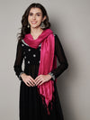 Rani Solid Cotton Dupatta with Subtle Texture & Tassel Ends (Size: 2.5x1 m Approx)