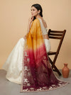 Luxe Fendi Womens Purple Dupatta with Heritage Zari Buti & Elephant Work