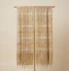 Cotton Cut Work Mens Dupatta – Beige Gold Tone with Woven Design