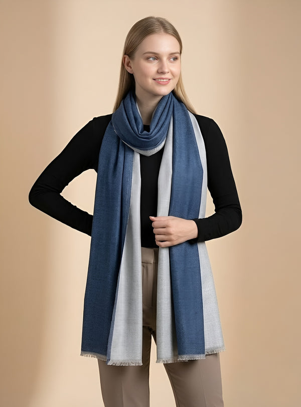 Everyday Reversible Solid Bamboo Silk Women's Stole | Lightweight Wrap